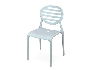 Stuhl Seventies weiß