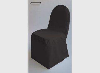 Stuhlhusse ohne Schleife schwarz