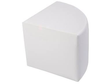 Hocker Lounge Exklusiv weiß (Viertelkreis)